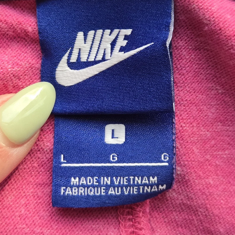 Nike Sportswear Gym Vintage Full-Zip Hoodie Pink Large - Picture 5 of 7
